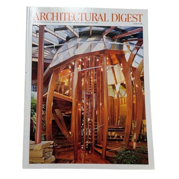 ARCHITECTURAL DIGEST Magazine, March, 2001, VIRGINIA GOVERNOR'S MANSION! - Picture 1 of 6